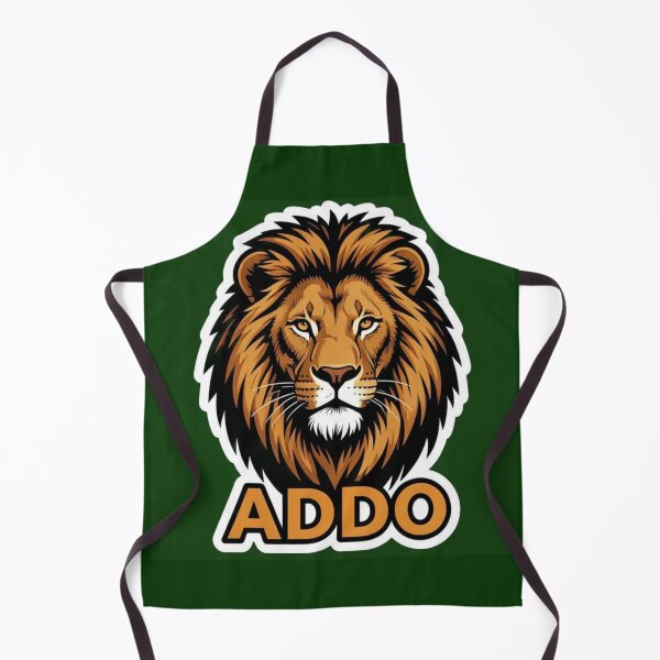 Item preview, Addo Lion Sticker – Wildlife Illustration of the African King of Beasts designed and sold by The Digital Compass.