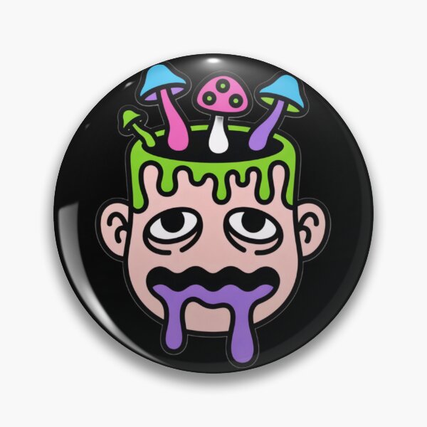 Artikelvorschau, Kawaii Psychedelic Head entworfen und verkauft von PrintopiaHaven.