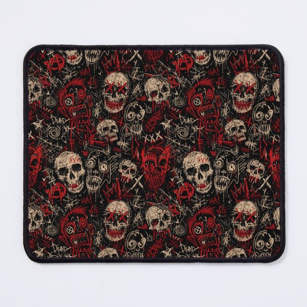 Item preview, Dark grunge with skulls and doodles designed and sold by Imprearte.