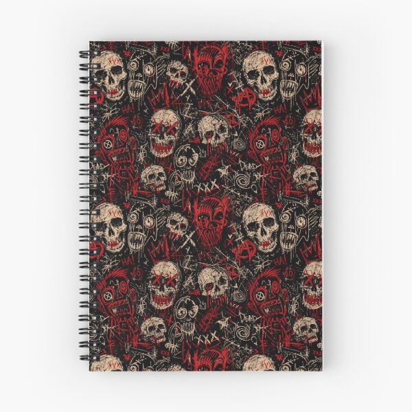 Item preview, Dark grunge with skulls and doodles designed and sold by Imprearte.