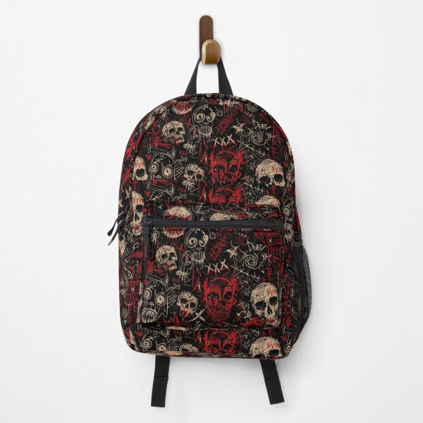 Item preview, Dark grunge with skulls and doodles designed and sold by Imprearte.