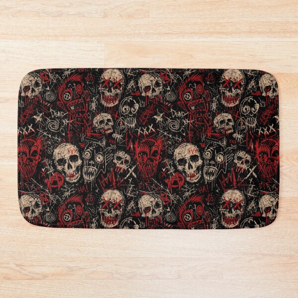 Item preview, Dark grunge with skulls and doodles designed and sold by Imprearte.