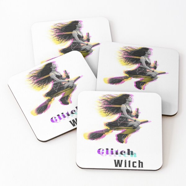 Item preview, Glitch Witch – Gothic Neon with text designed and sold by Glitch Ink.