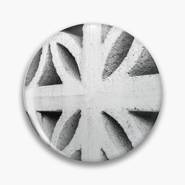 Item preview, Breeze Block Concrete Wall Pattern in Black and White With Geometric Architectural Texture designed and sold by Nmallia.