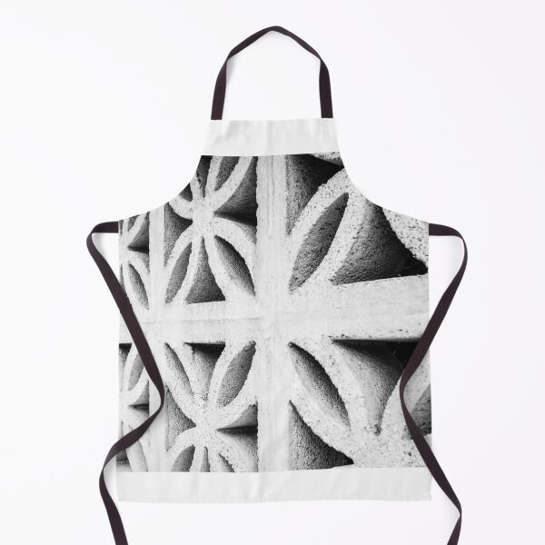 Item preview, Breeze Block Concrete Wall Pattern in Black and White With Geometric Architectural Texture designed and sold by Nmallia.