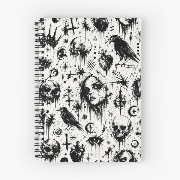Item preview, Gothic with skulls and faces designed and sold by Imprearte.