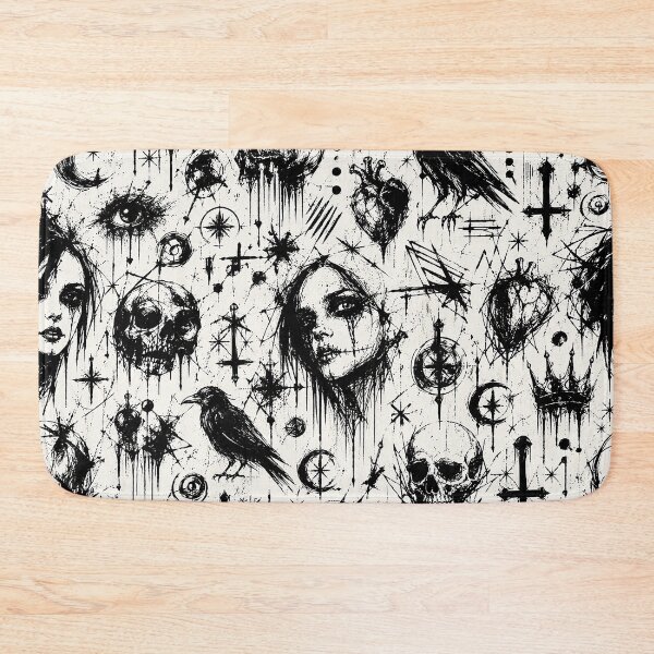Item preview, Gothic with skulls and faces designed and sold by Imprearte.