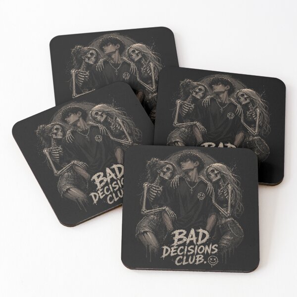 Item preview, “The Bad Decisions Club: Where Love Turns Toxic and Choices Turn Deadly” designed and sold by LOLKart.