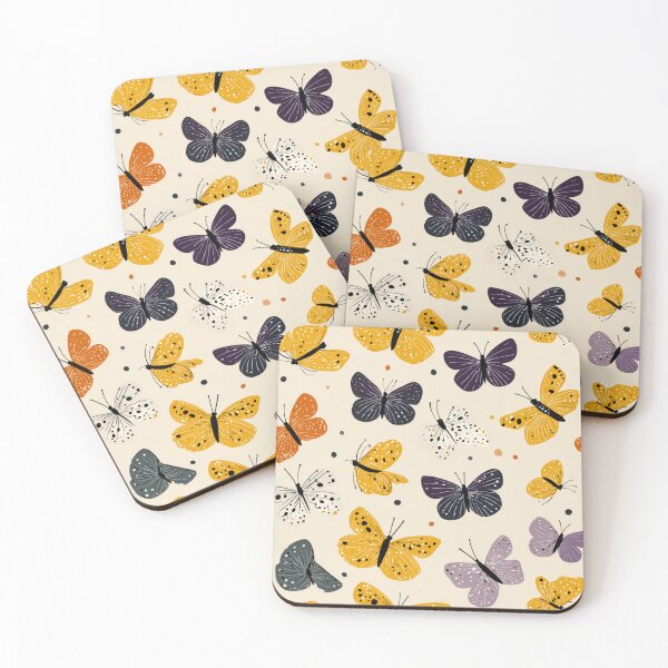 Item preview, Whimsical Butterfly Pattern Nature Lover Aesthetic designed and sold by NicolasGlowArt.