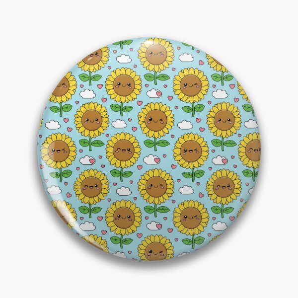 Item preview, cute sunflowers designed and sold by Nice-patterns.