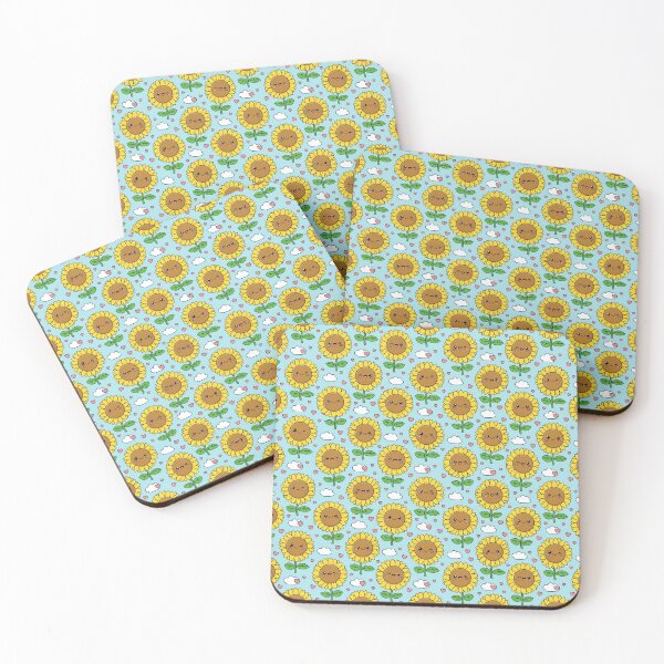 Item preview, cute sunflowers designed and sold by Nice-patterns.