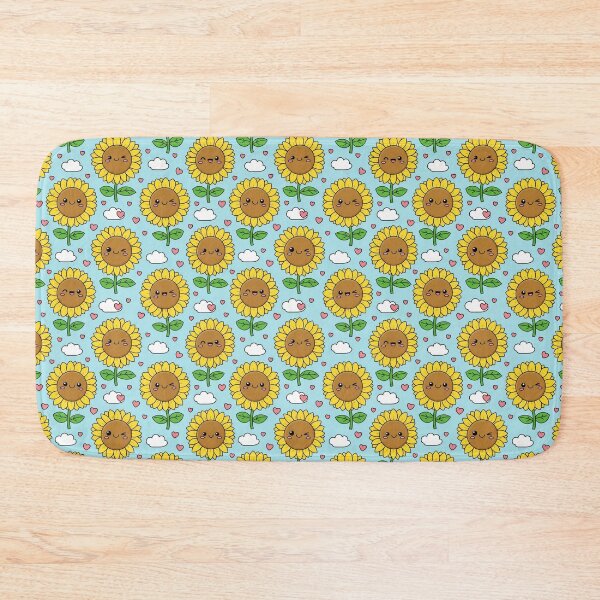 Item preview, cute sunflowers designed and sold by Nice-patterns.