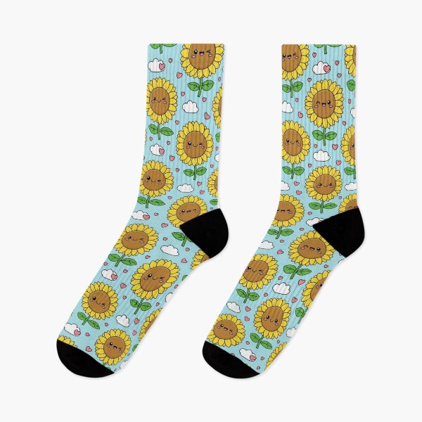 Item preview, cute sunflowers designed and sold by Nice-patterns.