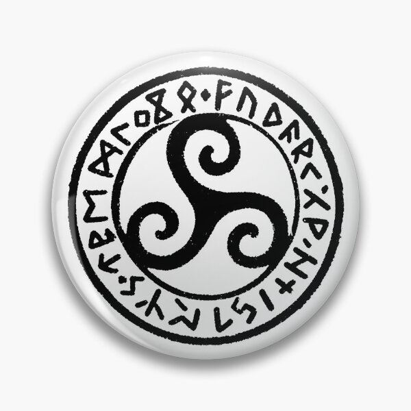 Item preview, Ancient Celtic Triskelion & Runes - Minimalist Sacred Geometry designed and sold by H Jonas.