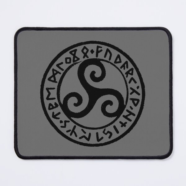 Item preview, Ancient Celtic Triskelion & Runes - Minimalist Sacred Geometry designed and sold by H Jonas.