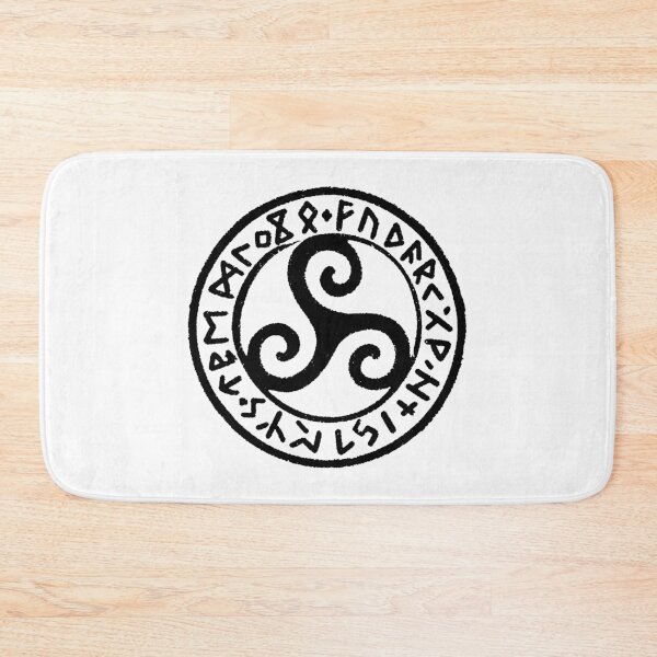 Item preview, Ancient Celtic Triskelion & Runes - Minimalist Sacred Geometry designed and sold by H Jonas.