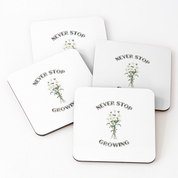 Item preview, Never Stop Growing – Self Growth & Healing Quote designed and sold by Cool-cat-art.
