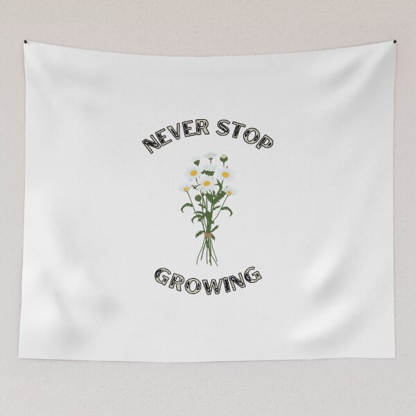 Item preview, Never Stop Growing – Self Growth & Healing Quote designed and sold by Cool-cat-art.