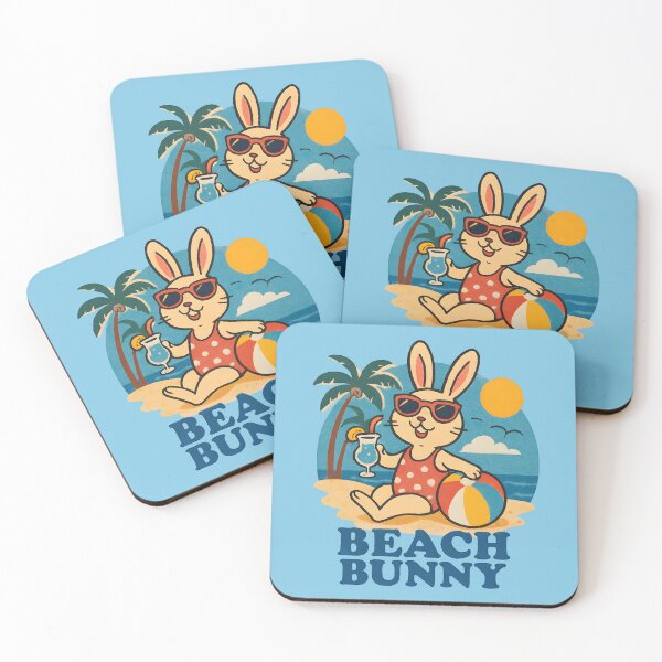 Item preview, Summer Beach Bunny 1 designed and sold by DigitalandPhoto.