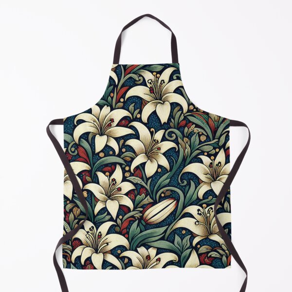 Item preview, white lilies designed and sold by Nice-patterns.