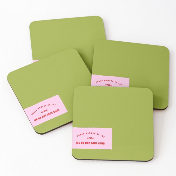 Item preview, PROUD MEMBER OF THE WE DO NOT CARE CLUB  | RECTANGLE  designed and sold by thehappyintrovert .