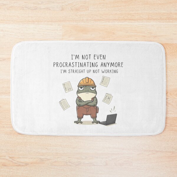 Item preview, I'm Not Even Procrastinating Anymore I'm Straight Up Not Working Frog Tee - Digital Art designed and sold by Panom Suavichien.