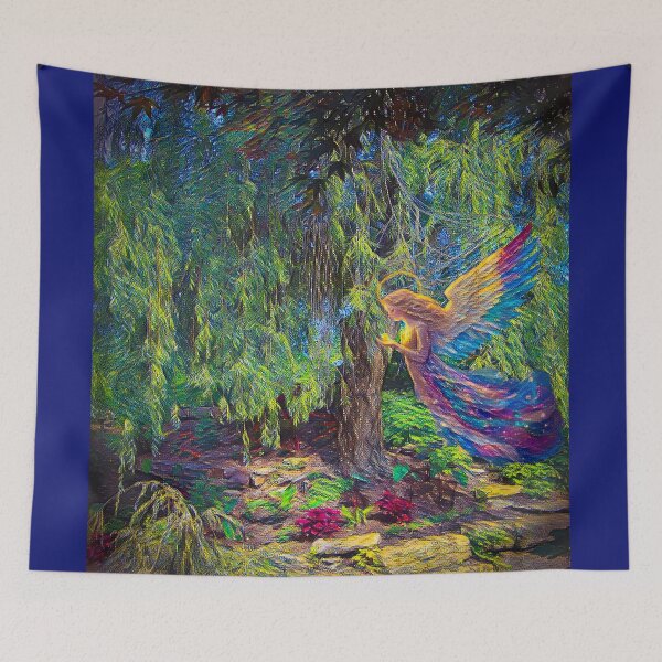 Item preview, Angel Blessing the Garden Ground designed and sold by RiverDeeDesigns.
