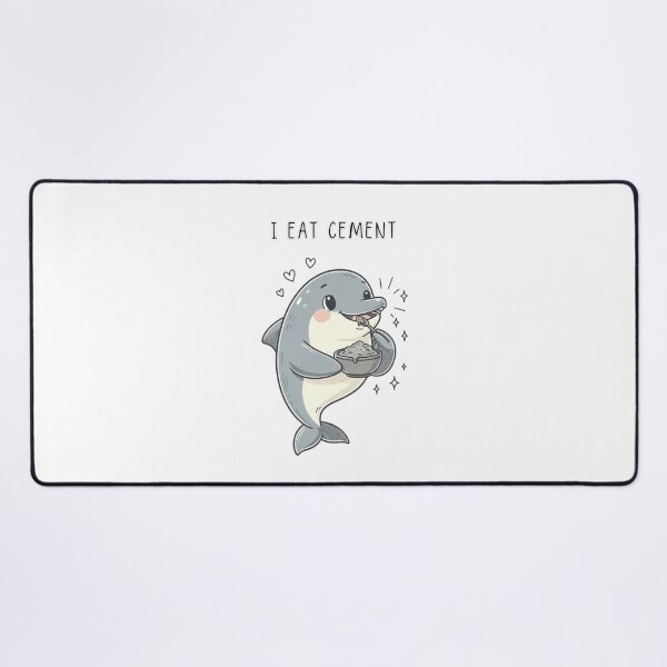 Item preview, I Eat Cement Funny Dolphin T-Shirt Chaotic Little Creatures Collection - Digital Art designed and sold by Panom Suavichien.