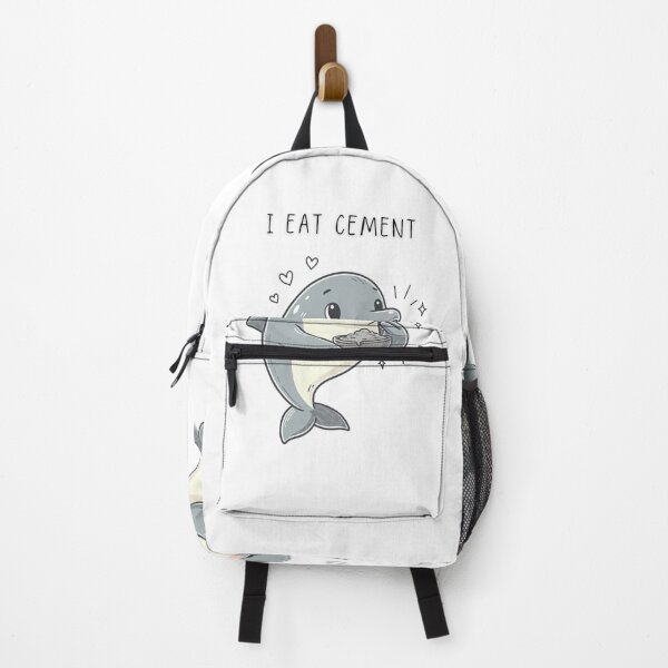 Item preview, I Eat Cement Funny Dolphin T-Shirt Chaotic Little Creatures Collection - Digital Art designed and sold by Panom Suavichien.