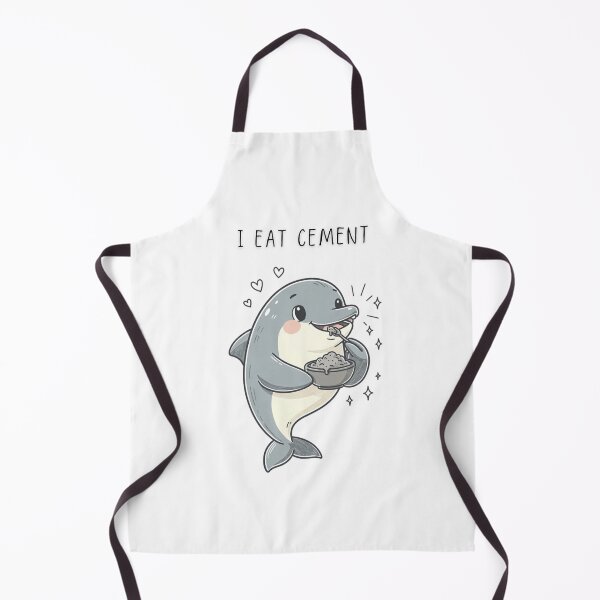 Item preview, I Eat Cement Funny Dolphin T-Shirt Chaotic Little Creatures Collection - Digital Art designed and sold by Panom Suavichien.