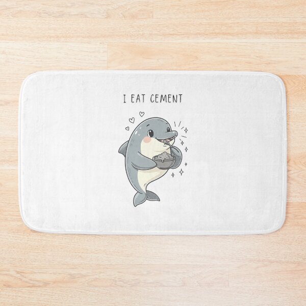 Item preview, I Eat Cement Funny Dolphin T-Shirt Chaotic Little Creatures Collection - Digital Art designed and sold by Panom Suavichien.