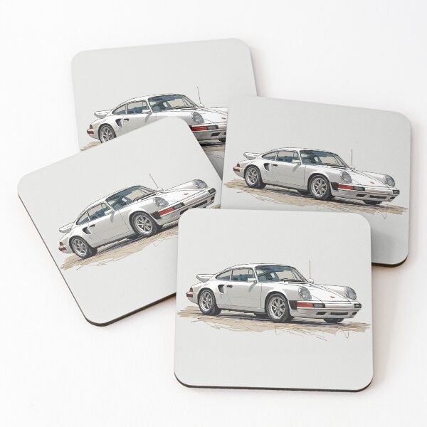 Item preview, Geometric Classic German Sports Car Art designed and sold by Tklezardesigns.