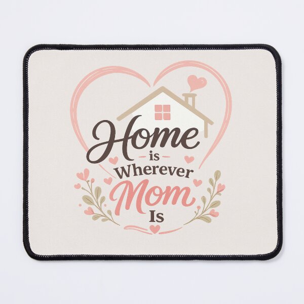 Item preview, Home Is Wherever Mom Is Emotional Mother’s Day Gift Warm Family Quote Shirt designed and sold by warlistop.