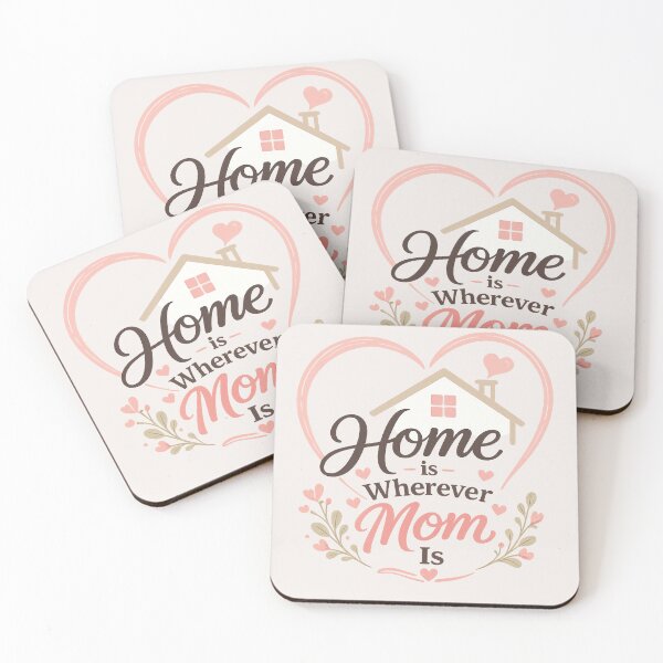 Item preview, Home Is Wherever Mom Is Emotional Mother’s Day Gift Warm Family Quote Shirt designed and sold by warlistop.