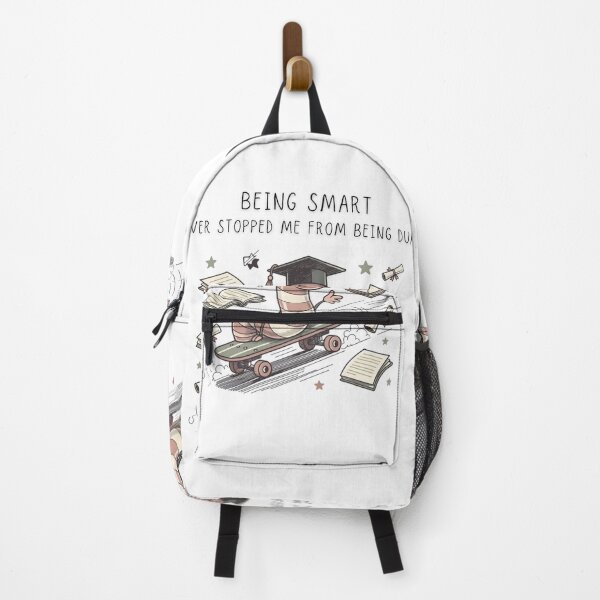Item preview, Being Smart Never Stopped Me From Being Dumb Funny Worm Graduation Tee - Digital Art designed and sold by Panom Suavichien.