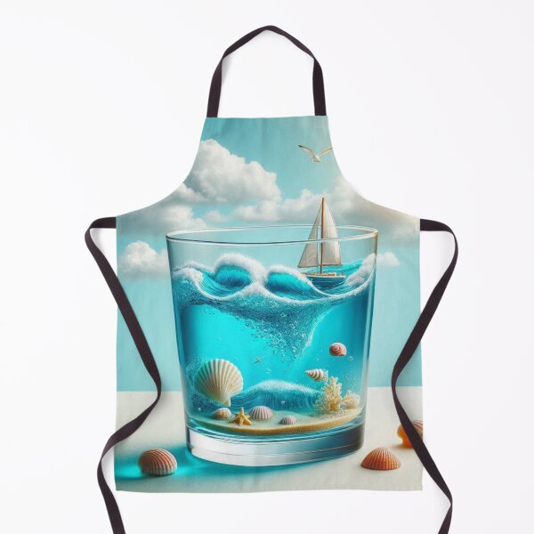 Item preview, Ocean in a glass of water 4 designed and sold by JALNERVION SHOP.