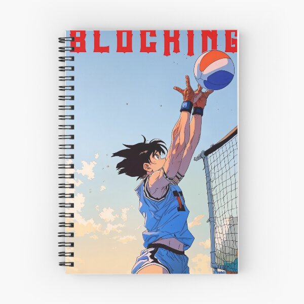 Item preview,  Anime Men Retro  Voleyball Blocking Japanese vintage 80s designed and sold by TBestretroShop.