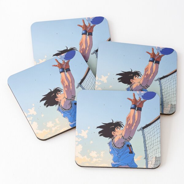 Item preview,  Anime Men Retro  Voleyball Blocking Japanese vintage 80s designed and sold by TBestretroShop.