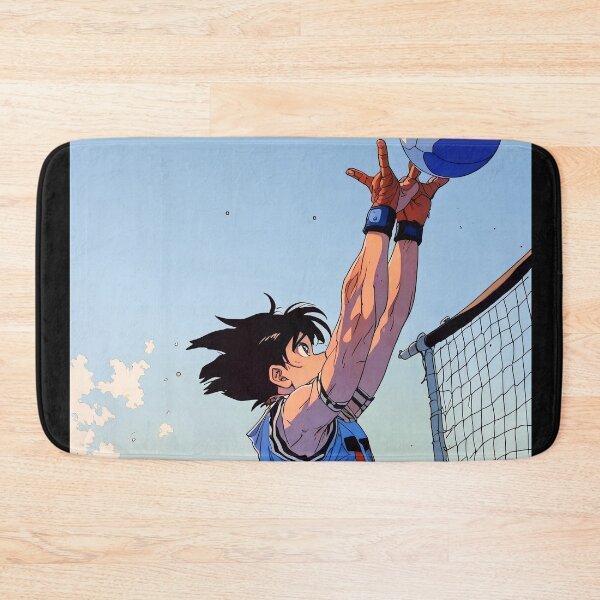Item preview,  Anime Men Retro  Voleyball Blocking Japanese vintage 80s designed and sold by TBestretroShop.