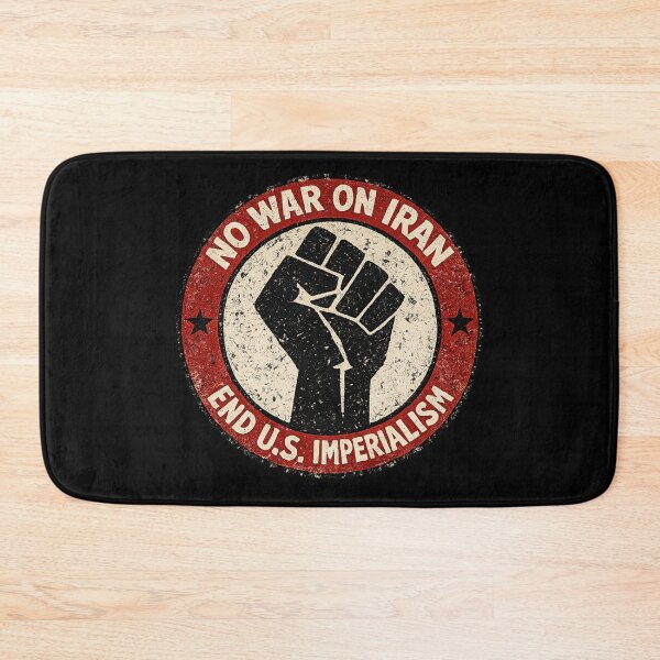 Item preview, No War on Iran - End U.S. Imperialism designed and sold by DIRTYDUNNZ.