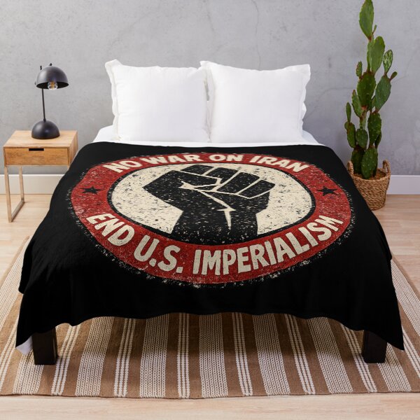 Item preview, No War on Iran - End U.S. Imperialism designed and sold by DIRTYDUNNZ.
