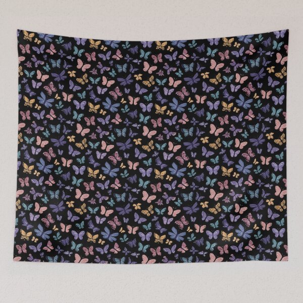 Item preview, Colorful Butterfly Pattern Aesthetic Design designed and sold by NicolasGlowArt.