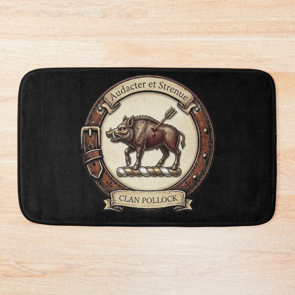 Item preview, Clan Pollock Crest designed and sold by BagTown Clans.
