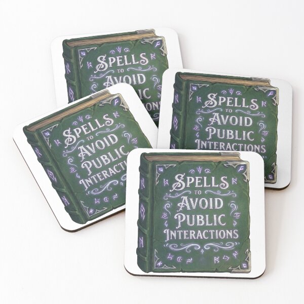 Item preview, Spells to Avoid Public Interactions - Funny Introvert Spellbook designed and sold by MythoWorldddd.