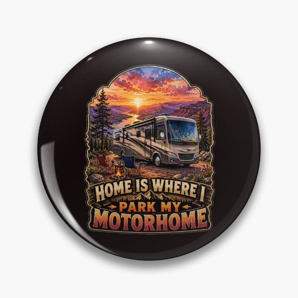 Item preview, Happy RVing Camper Design Home Is Where I Park My Motorhome designed and sold by fantasticdesign.