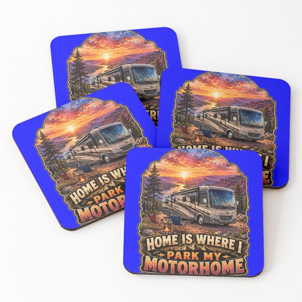 Item preview, Happy RVing Camper Design Home Is Where I Park My Motorhome designed and sold by fantasticdesign.