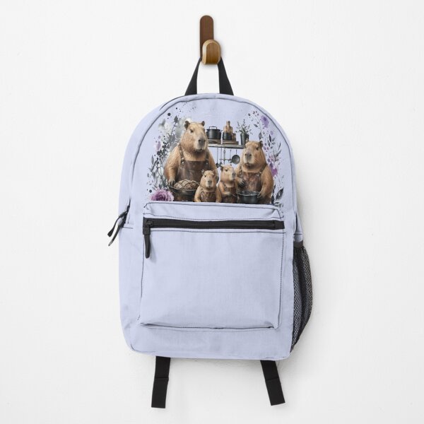 Item preview, Capybara Family Chefs in Vintage Rustic Kitchen designed and sold by the artedivino.