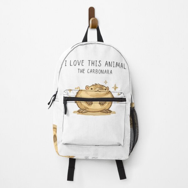 Item preview, I Love This Animal The Carbonara Funny Capybara T-Shirt Chaotic Little Creatures - Digital Art designed and sold by Panom Suavichien.