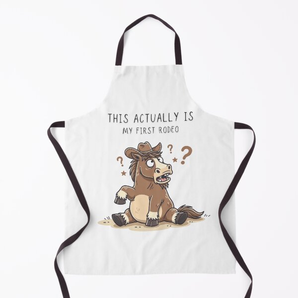 Item preview, This Actually Is My First Rodeo Funny Horse T-Shirt Chaotic Little Creatures - Digital Art designed and sold by Panom Suavichien.