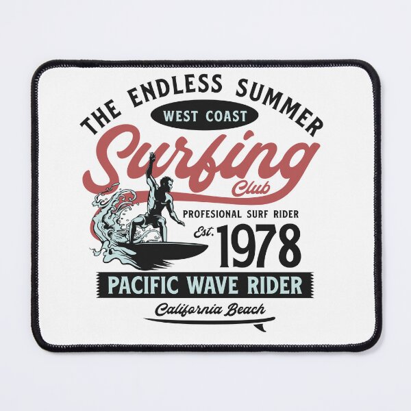 Item preview, West Coast Surfing Club Pacific Wave Rider T-Shirt designed and sold by Ofloom.